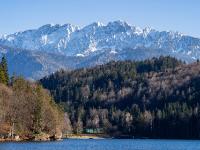 Wilder Kaiser über dem Hechtsee